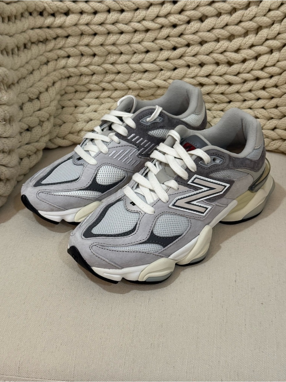 New Balance 9060 Sneakers Raincloud / Castlerock / White - Picture 4 of 7